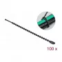 Bridas de cable DeLOCK 19566 L 100 x An 2,4 mm negro 100 uds.