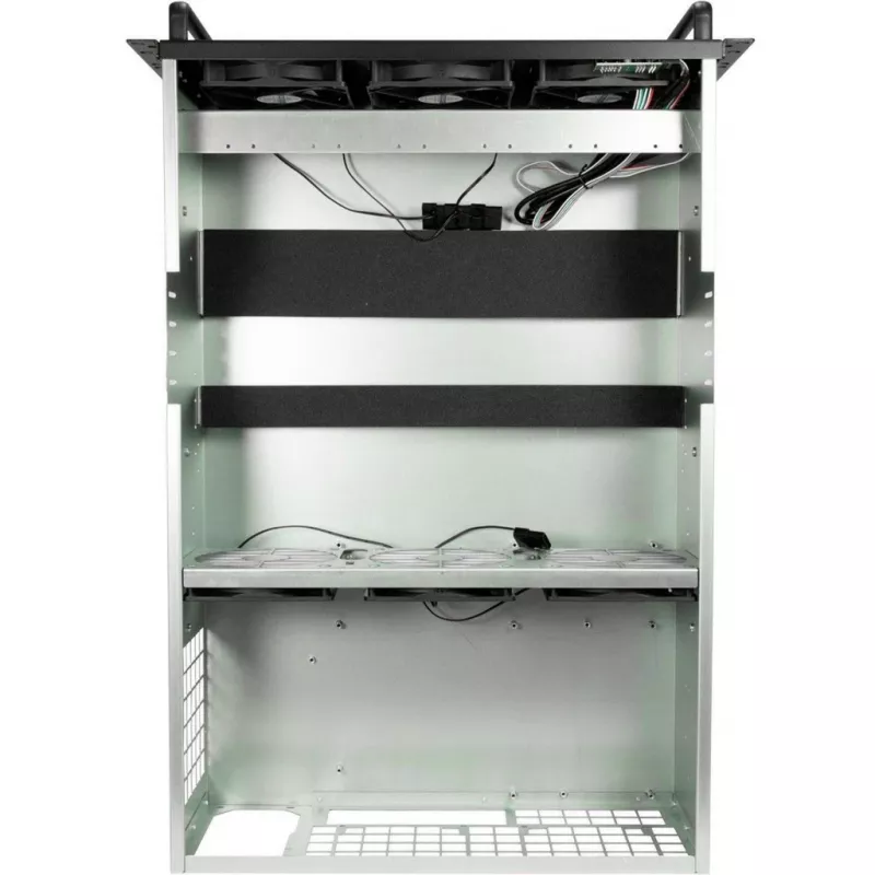 Caja de ordenador Inter-Tech 88887236 rack negra, gris