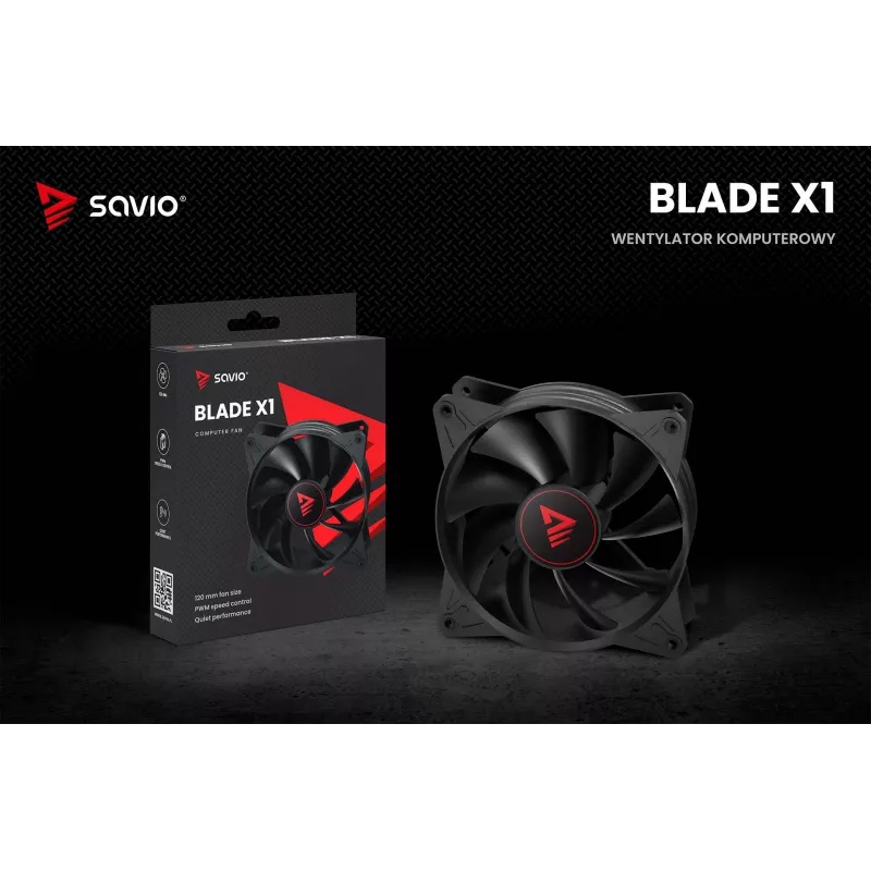 SAVIO SAVGBLADE ventilador de caja 120mm PWM