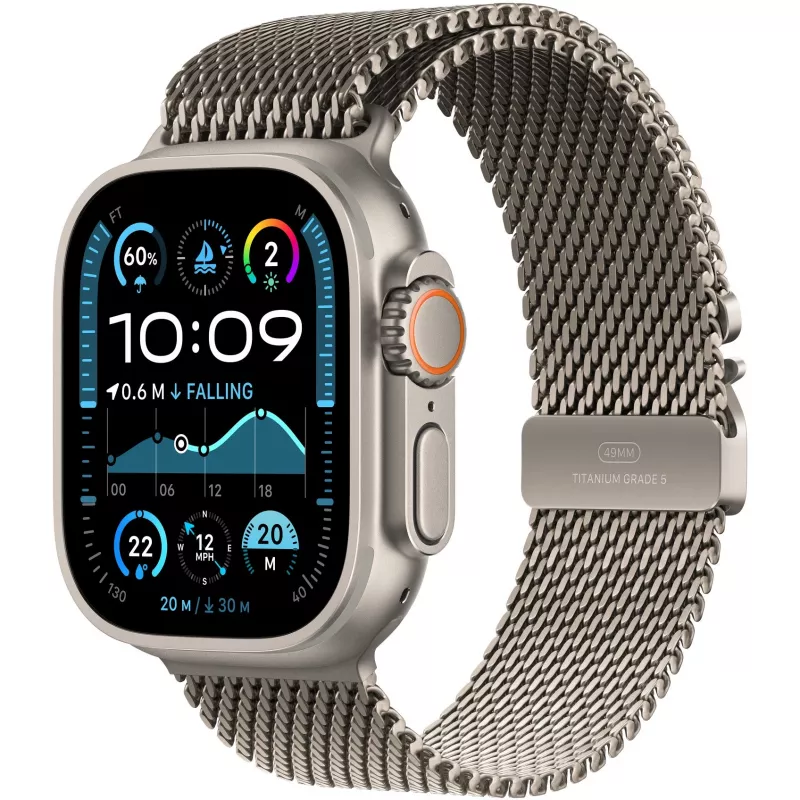 Correa Milanese Loop titanio natural 49 mm - S