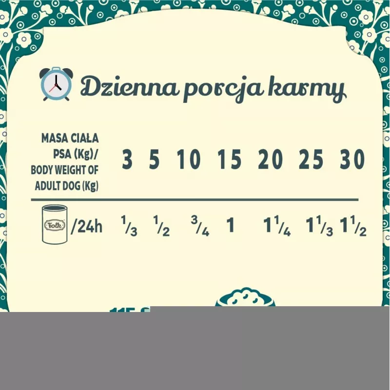 FOLK Delicioso corzo de Masuria - Comida húmeda para perros - 800 g