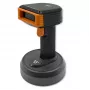 Lector de códigos de barras inalámbrico QOLTEC 50878 1D/2D con base de carga