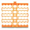 Sujetacables DeLOCK 66255 naranja 24 entradas de cable