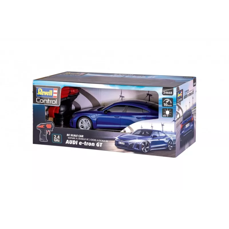Coche RC a escala Audi e-tron GT
