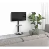 Soporte de suelo para TV GEMBIRD TVS-55T-02 para televisores de 32–55 pulgadas, acero, altura 600 mm, VESA 100x100–400x400, carga máxima 35 kg