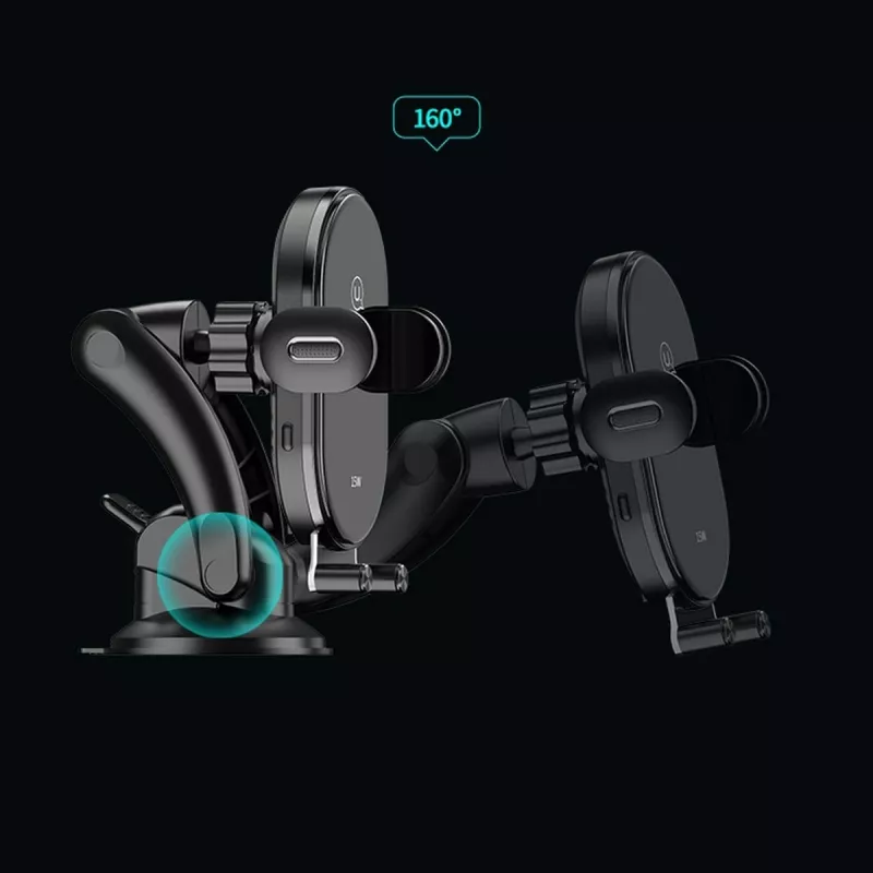 Soporte magnético para coche para smartphones usams US-CD131 15W automático para parabrisas y salpicadero