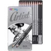 Set de dibujo Colorino 80118PTR – 12 lápices de boceto y accesorios