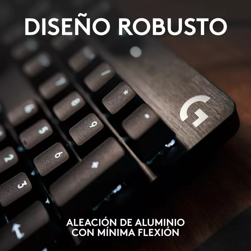Logitech G G413 TKL SE, con cable, USB, interruptor mecánico, QWERTZ, LED, Negro