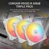 Ventilador CORSAIR RS120-R 120mm Blanco ARGB 25mm de grosor