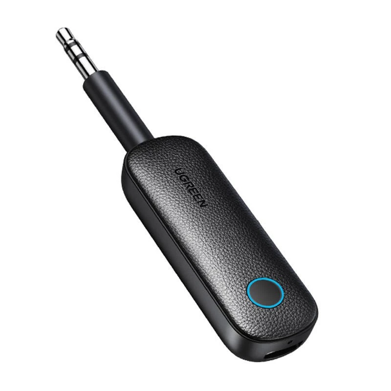 Receptor/transmisor Bluetooth UGREEN CM403 – jack de 3,5 mm, Bluetooth 5.0, batería de 145 mAh, negro