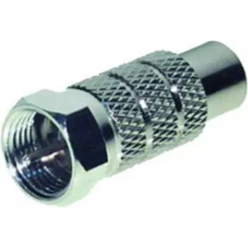 Conector hembra coaxial F a conector hembra RCA ShiverPeaks 85221 para conversión de señal