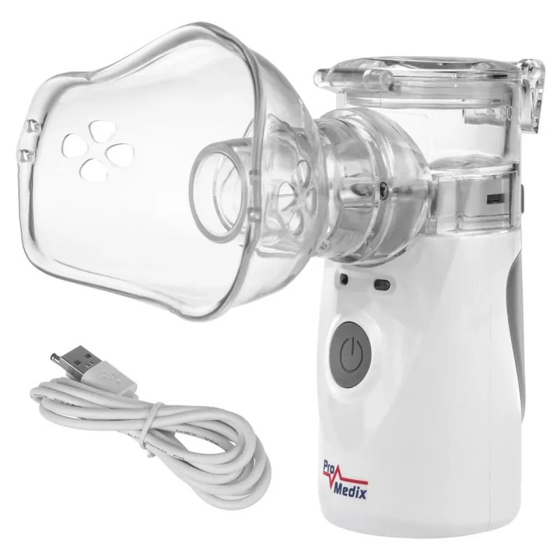 Nebulizador Mesh portátil ProMedix PR-835 nebulizador USB, nebulizador portátil a batería
