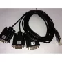 Cable serie ALLNET ALL4500_COM Negro conector DB-9
