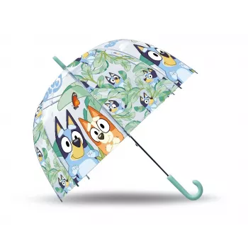 Paraguas infantil Euroswan Bluey — paraguas infantil compacto, apertura automática, cubierta impermeable