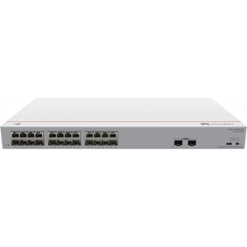 HUAWEI eKit S110 Serie S110-24LP2SR switch no gestionado L2 Gigabit Ethernet (10/100/1000) Power over Ethernet (PoE) 1U gris
