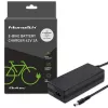 Cargador Qoltec 50760 para baterías de e-bike 36V | 42V | 2A | 5,5*2,1