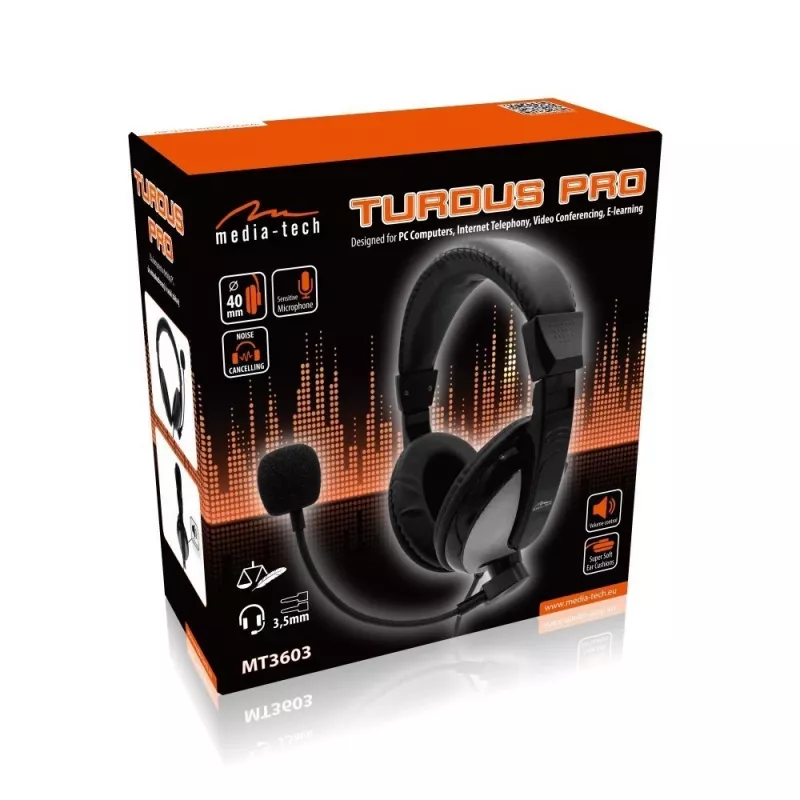 Auriculares con cable Turdus Pro MT3603
