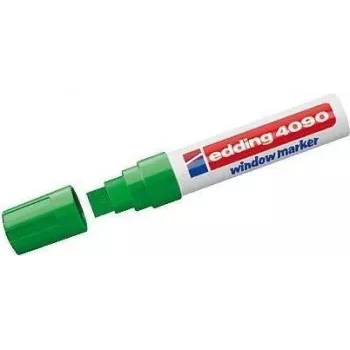 Rotulador de tiza Edding 4090 verde bloque 5 uds.