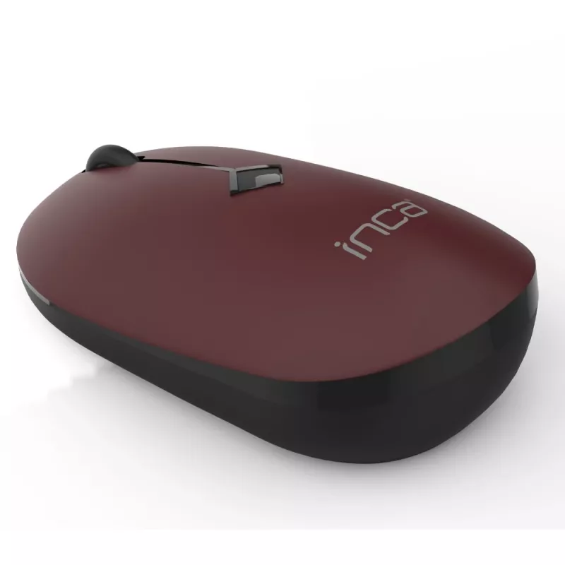 Ratón INCA IWM-231RB 1600 DPI, inalámbrico, 4 botones, marrón, 2,4 GHz