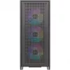 Caja de PC Silentware Air 2000 A-RGB negra — semitorre, ventana lateral de cristal templado