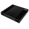 Akasa Plato TN - factor de forma ultracompacto (USFF) - PC - negro - aluminio - oficina en casa - Kensington