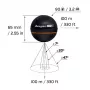 Sonda de pesca portátil Deeper Smart Sonar PRO+ 2 sonar 675 kHz, alcance 100 m, 65×65×65 mm, Li‑Ion 950 mAh