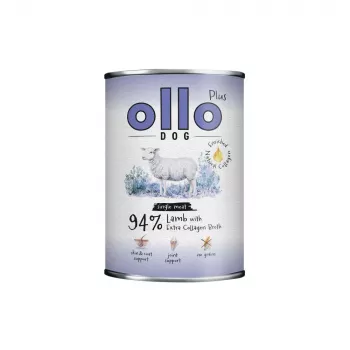 Ollo Plus Colágeno Cordero 400 g Lata para perros