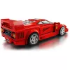 LEGO Speed Champions Ferrari F40 Supercar – coche de juguete construible para niños y niñas a partir de 9 años con minifigura de piloto, decoración de habitación infantil