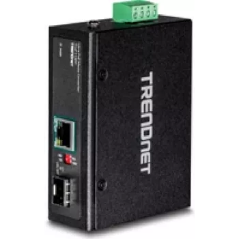TRENDnet TI-UF11SFP - Convertidor de medios - GigE - 10Base-T, 100Base-TX, 1000Base-T - RJ-45 / SFP (mini-GBIC) - hasta 40 km