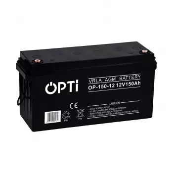 Agm Opti 12V 150 AH Batería Vrla