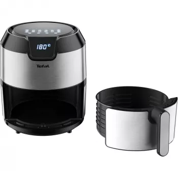 Freidora de aire Tefal Easy Fry EY401D Single 4,2 L Independiente 1500 W Negra, Acero inoxidable