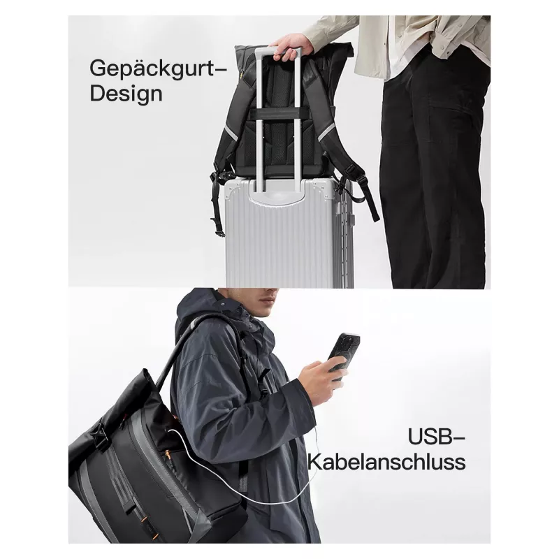 inateck Mochila para portátil 15,6 BP01009 negra 22-26,8 L