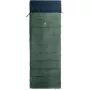 Saco de dormir DEUTER Orbit SQ -5, rectangular, altura corporal 200 cm, cremallera derecha, confort 0–10 °C, verde