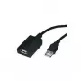 Cable de extensión USB ROLINE 5 m 1 puerto negro