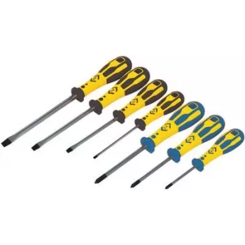 Juego de destornilladores c.k tools T49163D, 7 piezas, varios tamaños, juego de herramientas manuales