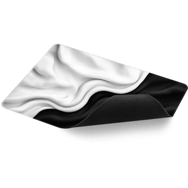 Sharkoon SKILLER SGP35 D1 Alfombrilla de ratón gaming, tamaño M, negro/blanco