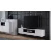 Soporte de TV Cama VIVA 180 blanco/blanco brillante + negro