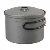 ESBIT PT1600HA olla de cocina de camping 1,6 L aluminio, negra
