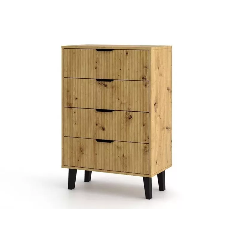 Cómoda SCANDI 4S estrecha roble ARTISAN