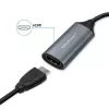 Adaptador USB-C a USB-A y HDMI 4K 30Hz QOLTEC de aluminio