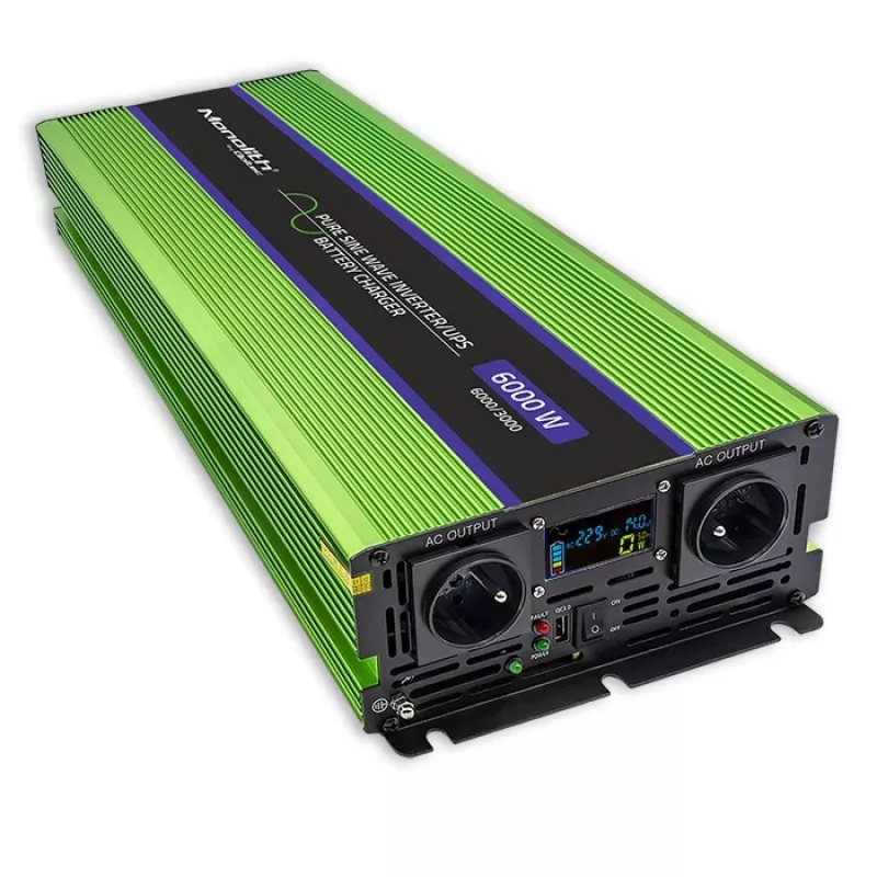 Inversor de coche Qoltec Monolith 6000 W Verde 12 V