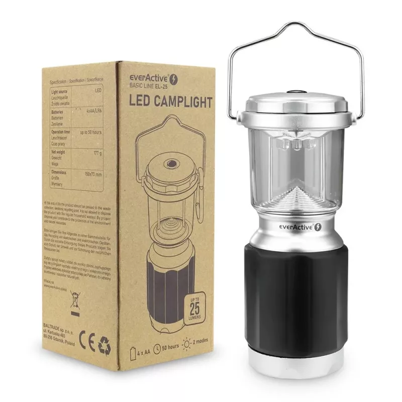 Linterna de camping LED a pilas EverActive Basic Line EL-25 25lm