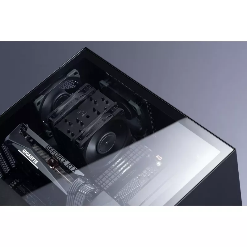 Noctua NH-U12A CHROMAX.Negro disipador CPU