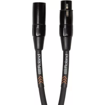 Cable de micrófono Roland RMC-B20 — conector XLR simétrico de alta calidad, cable de audio simétrico de 3 polos