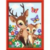 Set de pintar por números Ravensburger CreArt Ciervo feliz — set de pintura sobre lienzo numerado