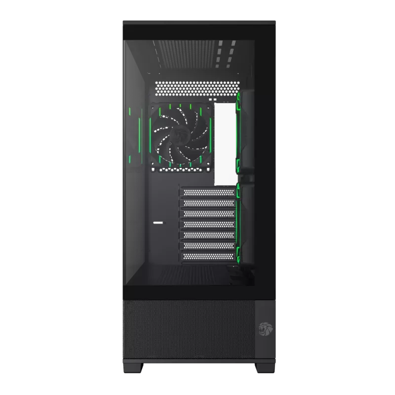 Caja Gamemax | VISTA 2 AB | negra | torre Midi | fuente de alimentación no incluida