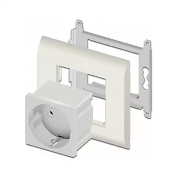 Toma de corriente DELOCK CEE 7/3 (tipo E) blanca, 250 V, 16 A, 4000 W