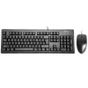 A4Tech KM-72620D - Conjunto de teclado y ratón - USB - US - negro
