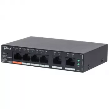 Dahua Technology SG4006P switch de red gestionado L2 Gigabit Ethernet (10/100/1000) Power over Ethernet (PoE) negro