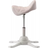 Asiento ergonómico de equilibrio Up Up Toronto blanco, tejido marfil, pistón de gas más largo